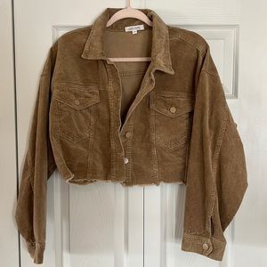 12th Tribe Cropped Corduroy Jacket